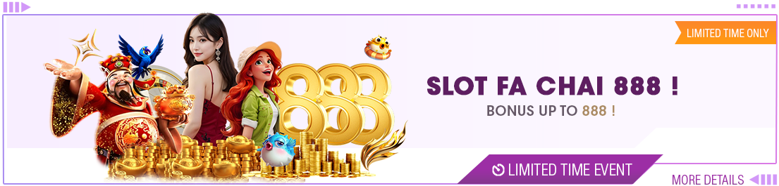 WABO Slot Fa Chai 888! promotion banner