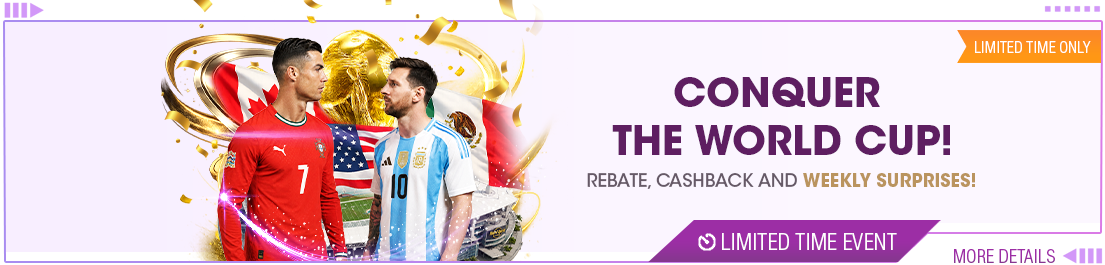 WABO Conquer The World Cup! promotion banner